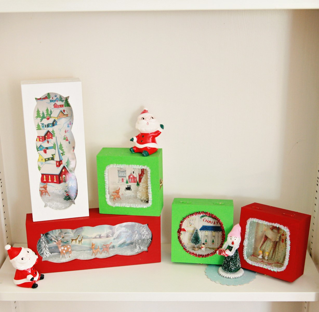 Best ideas about Cute DIY Christmas Cards
. Save or Pin DIY Cute Vintage Christmas Card Boxes My So Called Now.