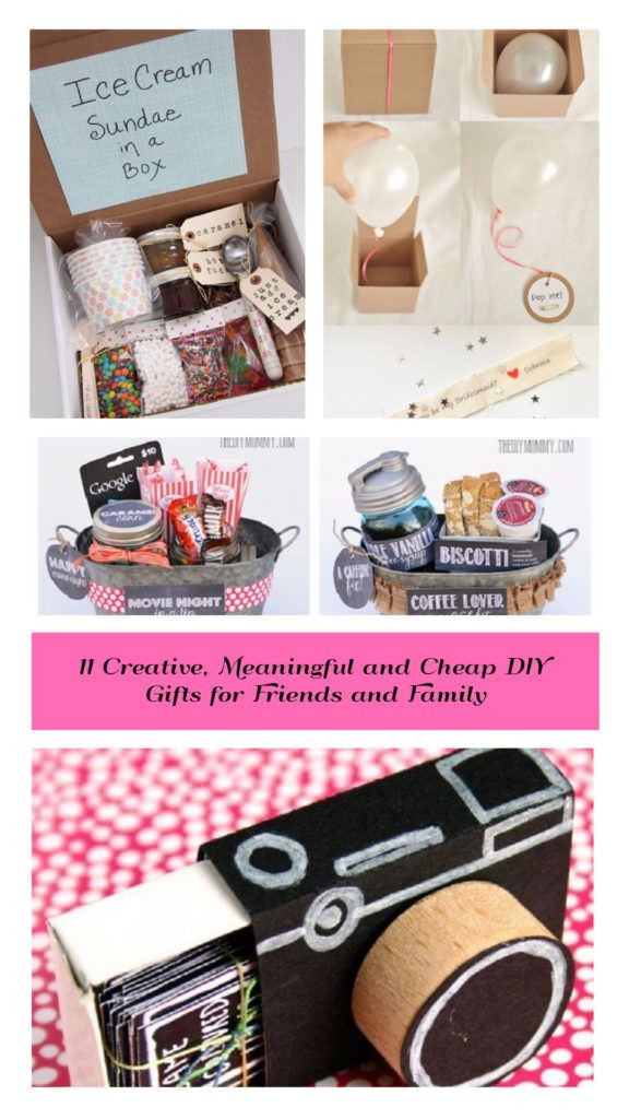 Best ideas about Cute DIY Gifts For Friends
. Save or Pin 11 Creative Meaningful and Cheap DIY Gifts for Friends Now.