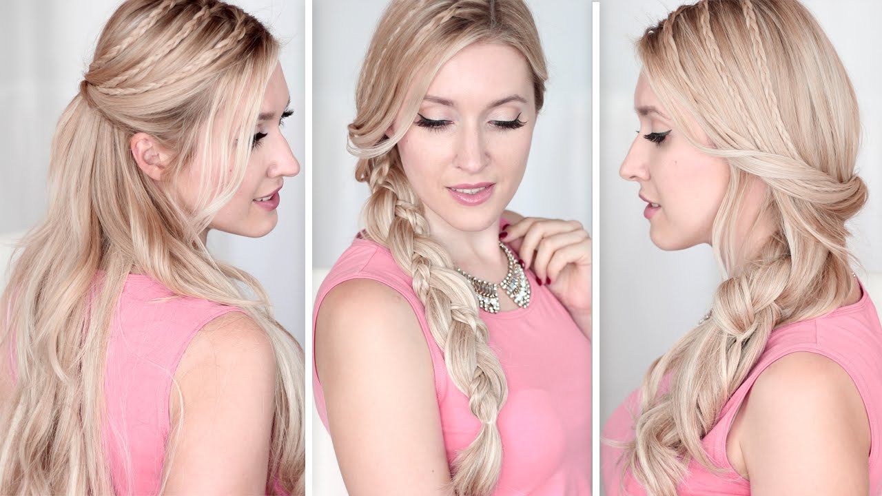 Best ideas about Cute Easy Quick Hairstyles
. Save or Pin Long hair tutorial Running late hairstyles for school Now.