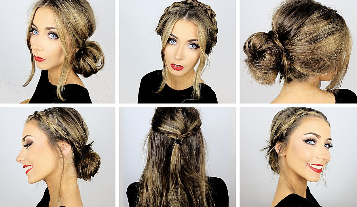 Best ideas about Cute Easy Quick Hairstyles
. Save or Pin 5 Easy Heatless Hairstyles for Work & School ♡ Danielle Now.