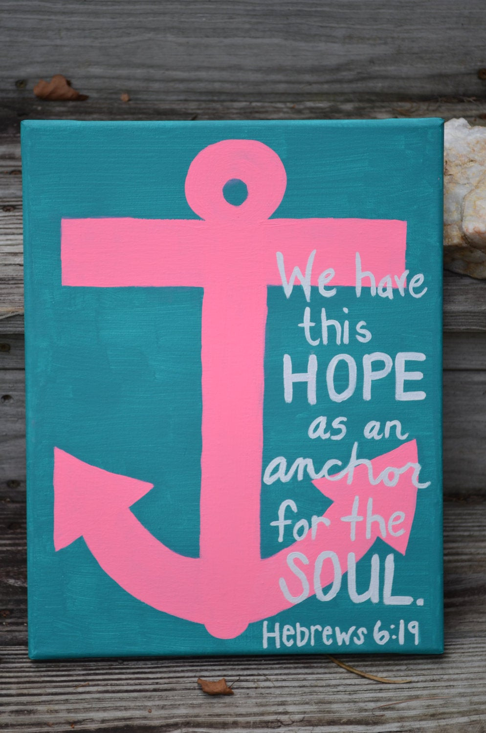 Best ideas about Cute Easy Things To Paint
. Save or Pin Canvas Painting Hebrews 6 19 Anchor by JordansCanvas on Etsy Now.