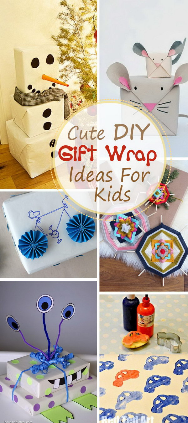Best ideas about Cute Gift Wrapping Ideas
. Save or Pin Cute DIY Gift Wrap Ideas For Kids Noted List Now.