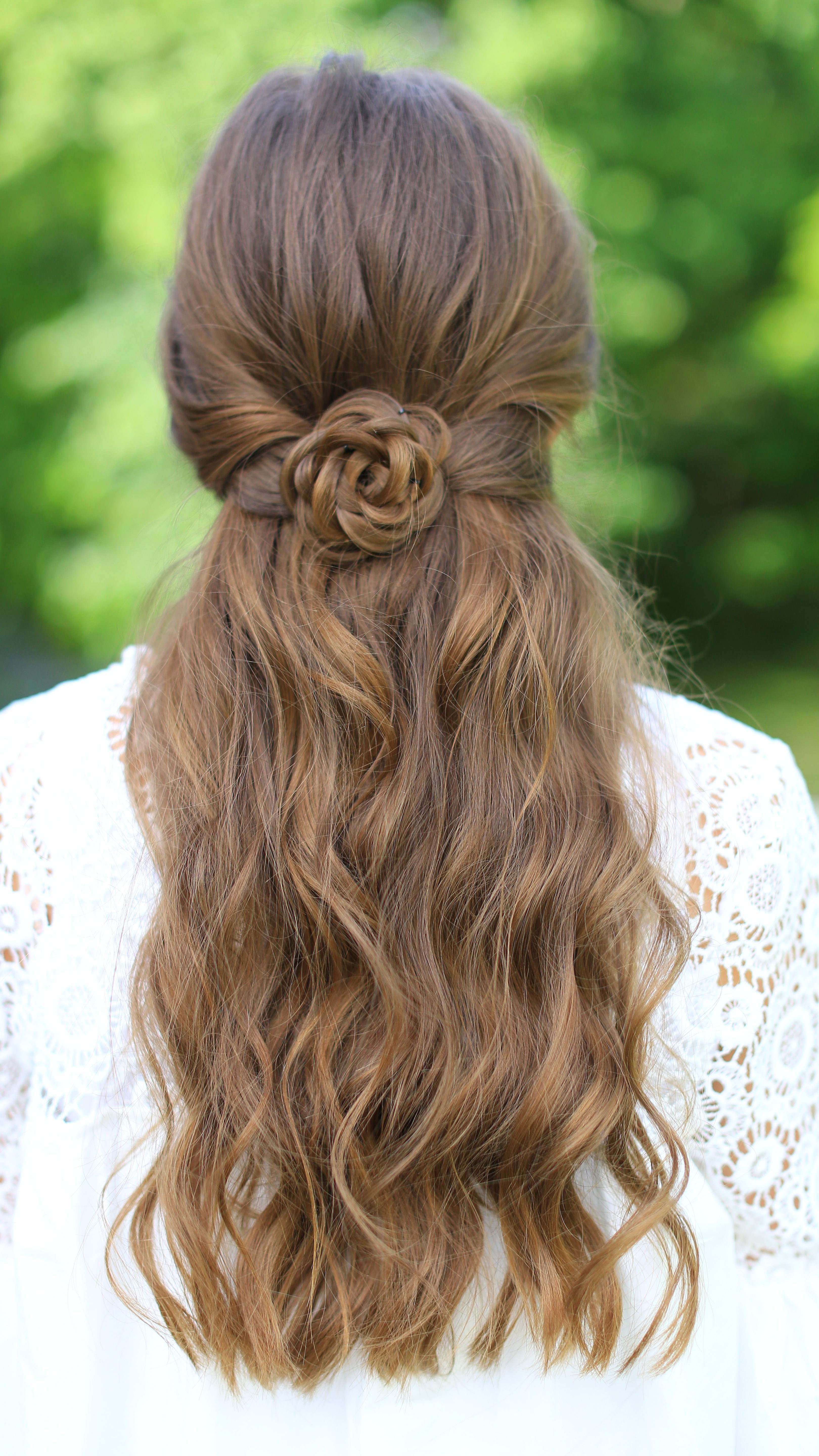 Best ideas about Cute Girl Hairstyles
. Save or Pin Rosette Tieback Now.