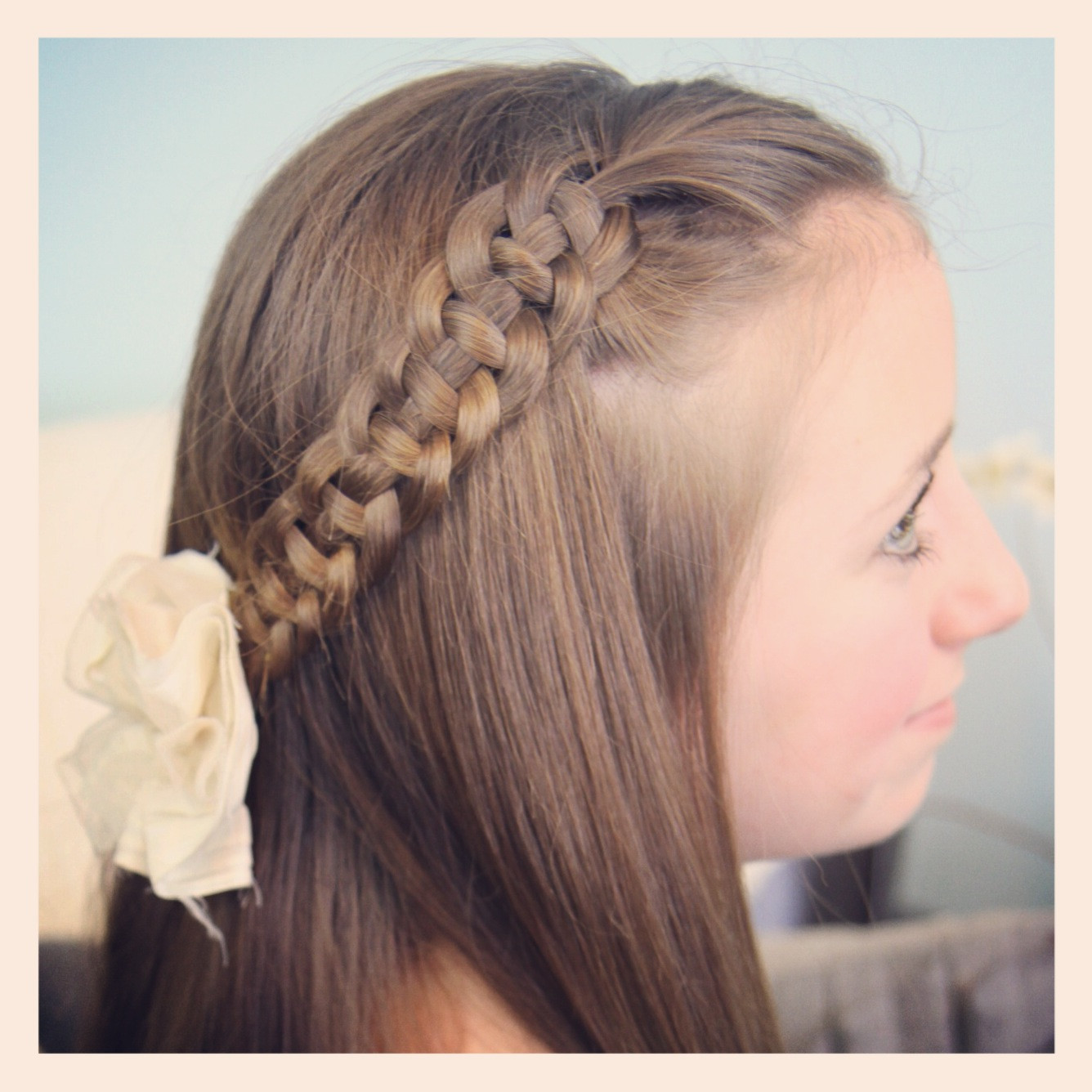 Best ideas about Cute Girl Hairstyles
. Save or Pin 4 Strand Slide Up Braid Pullback Hairstyles Now.