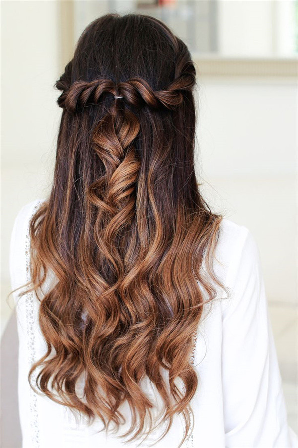 Best ideas about Cute Hairstyles For Weddings
. Save or Pin 20 Awesome Half Up Half Down Wedding Hairstyle Ideas Now.