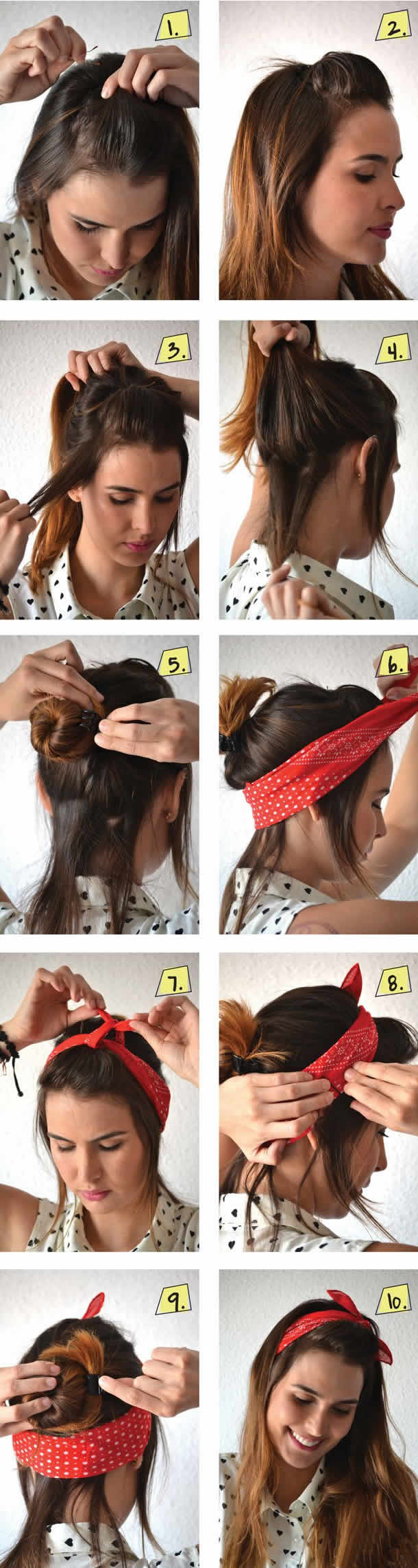 Best ideas about Cute Hairstyles With Bandanas
. Save or Pin Awesome Hair Tutorials With Accessories Now.