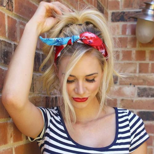 Best ideas about Cute Hairstyles With Bandanas
. Save or Pin 20 Gorgeous Bandana Hairstyles for Cool Girls Now.