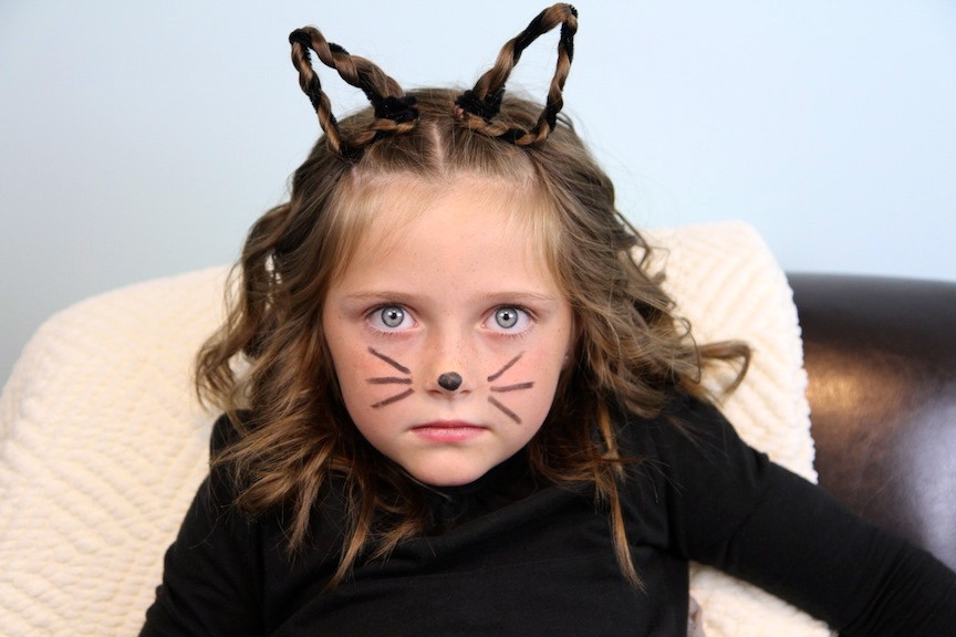Best ideas about Cute Halloween Hairstyles
. Save or Pin Braided Kitty Cat Ears Halloween Hairstyles Now.