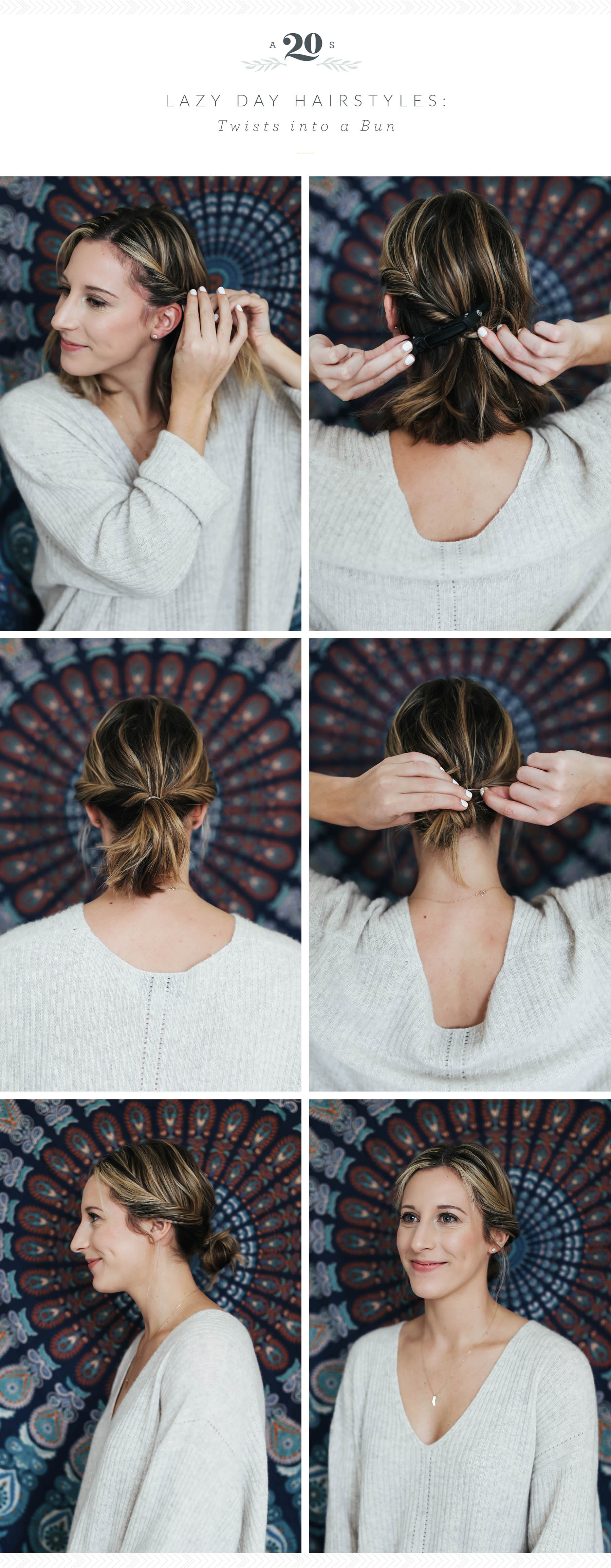 Best ideas about Cute Lazy Day Hairstyles
. Save or Pin 3 Easy Hairstyles for Lazy Days – Advice from a Twenty Now.