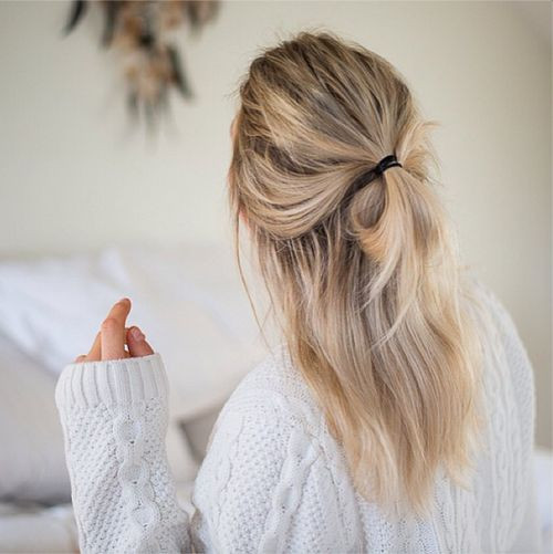 Best ideas about Cute Lazy Day Hairstyles
. Save or Pin Half up half down H A I R Pinterest Now.