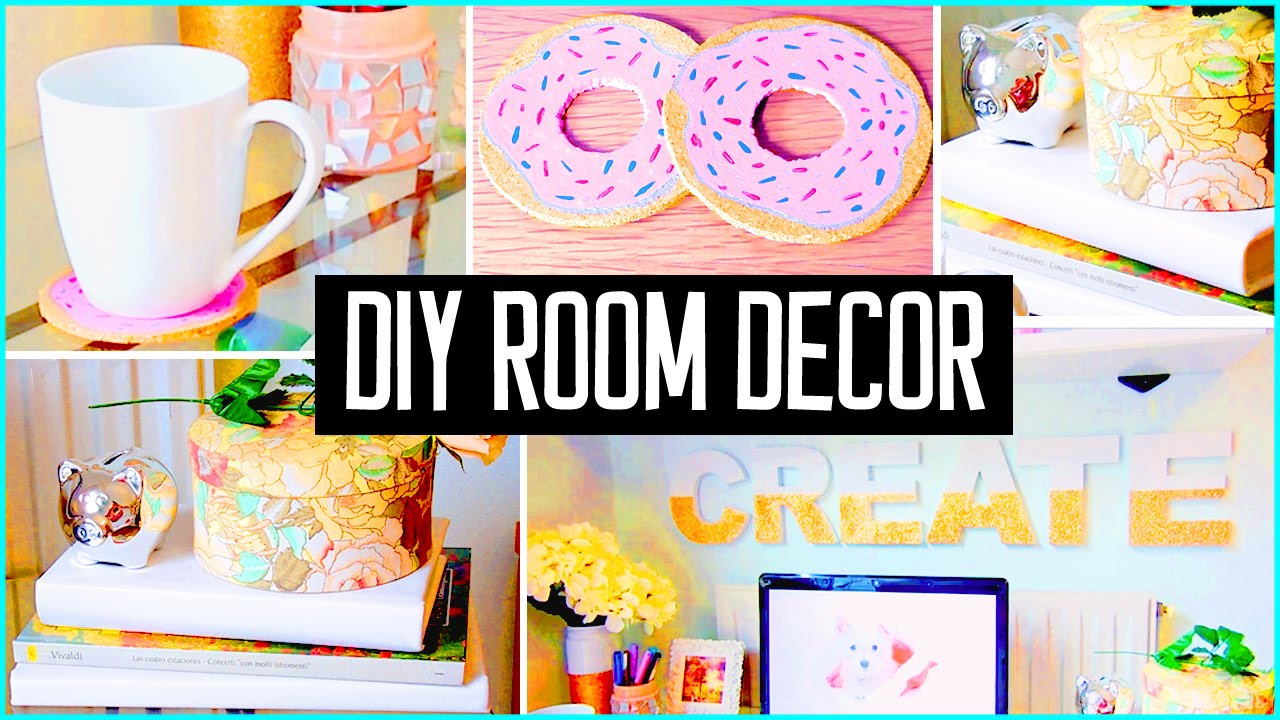 Best ideas about Cute Room Decor DIY
. Save or Pin DIY ROOM DECOR Desk decorations Cheap & cute projects Now.