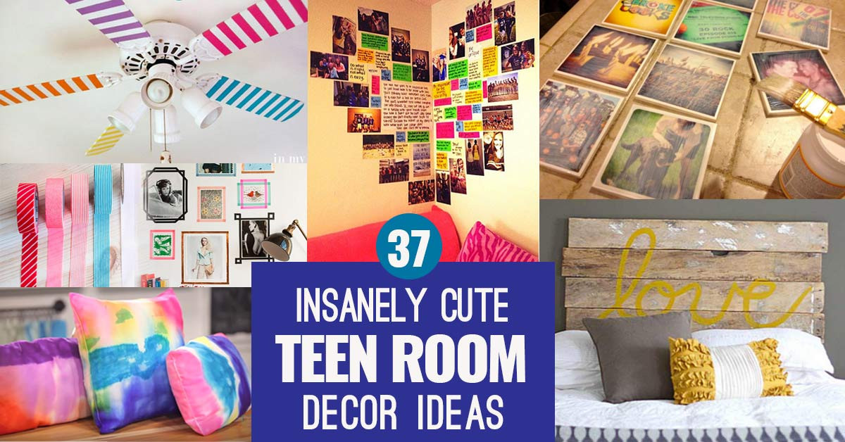 Best ideas about Cute Room Decor DIY
. Save or Pin 37 Insanely Cute Teen Bedroom Ideas for DIY Decor Now.