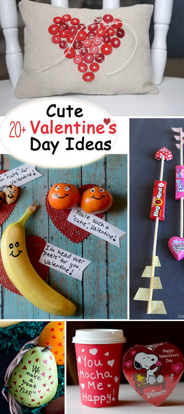 Best ideas about Cute Valentines Day Gift Ideas
. Save or Pin 20 Cute Valentine s Day Ideas Hative Now.