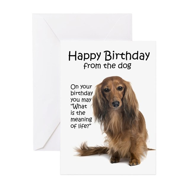 Best ideas about Dachshund Birthday Card
. Save or Pin Funny Dachshund Birthday Greeting Card by shopdog ts Now.