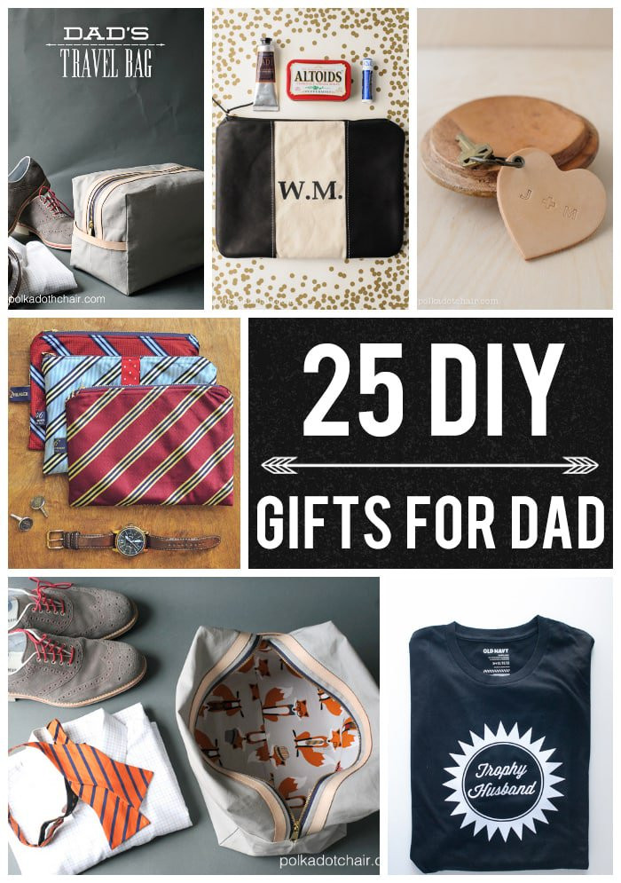 Best ideas about Dad Christmas Gift Ideas
. Save or Pin 25 DIY Gifts for Dad on Polka Dot Chair Blog Now.