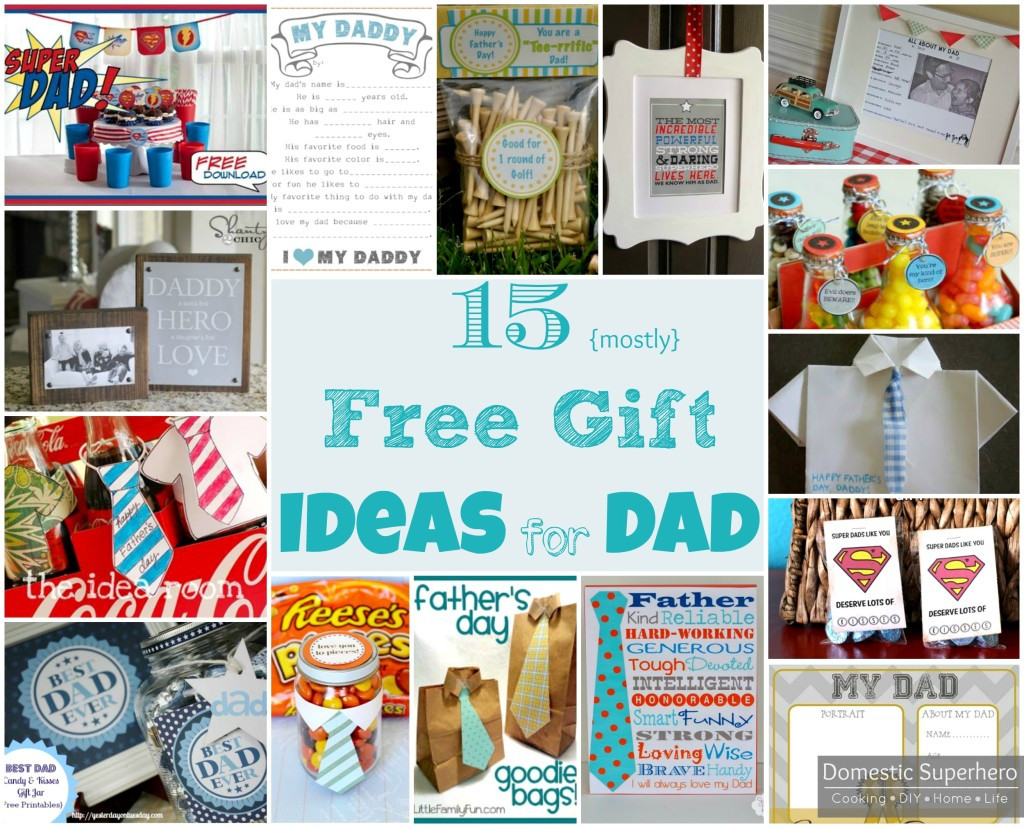 Best ideas about Dad Gift Ideas
. Save or Pin 15 DIY Father s Day Gifts mostly free ideas • Domestic Now.