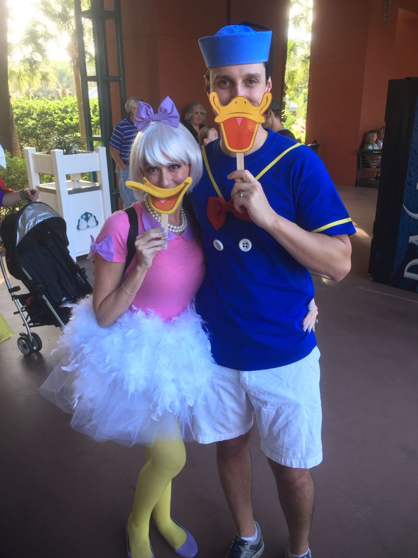 Best ideas about Daisy Duck Costume DIY
. Save or Pin Daisy and Donald Duck for Halloween Now.