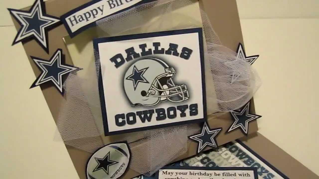 Best ideas about Dallas Cowboy Birthday Card
. Save or Pin Dallas Cowboys Birthday Twisted Easel Card Now.