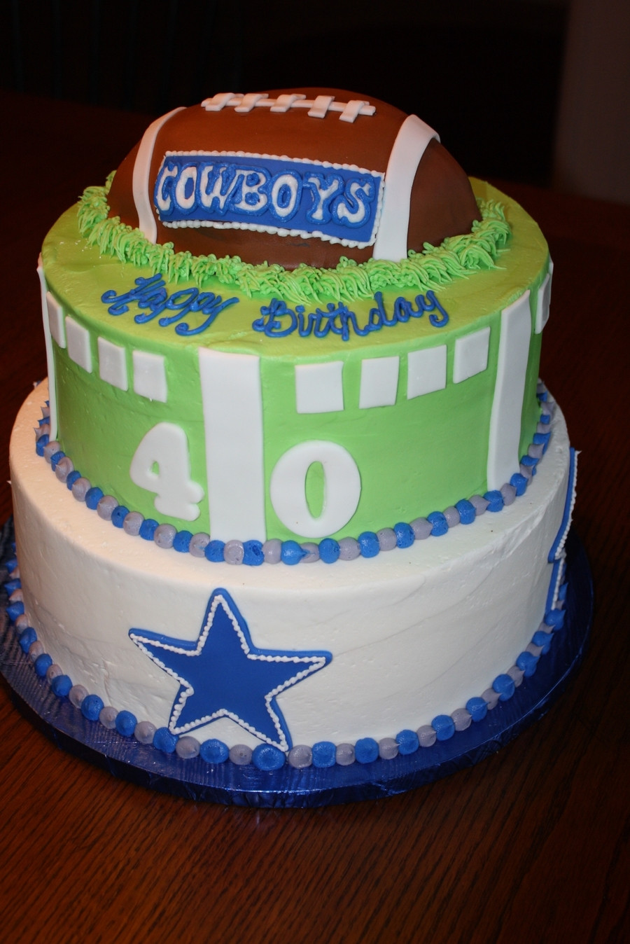 Best ideas about Dallas Cowboys Birthday Cake
. Save or Pin Dallas Cowboys Birthday Cake CakeCentral Now.