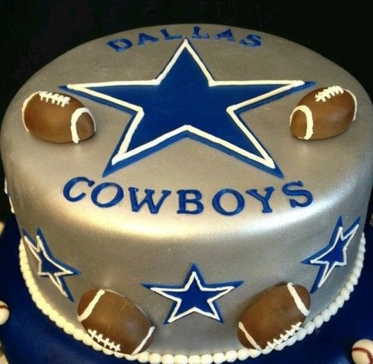 Best ideas about Dallas Cowboys Birthday Cake
. Save or Pin Dallas Cowboys cake I like the top layer Now.