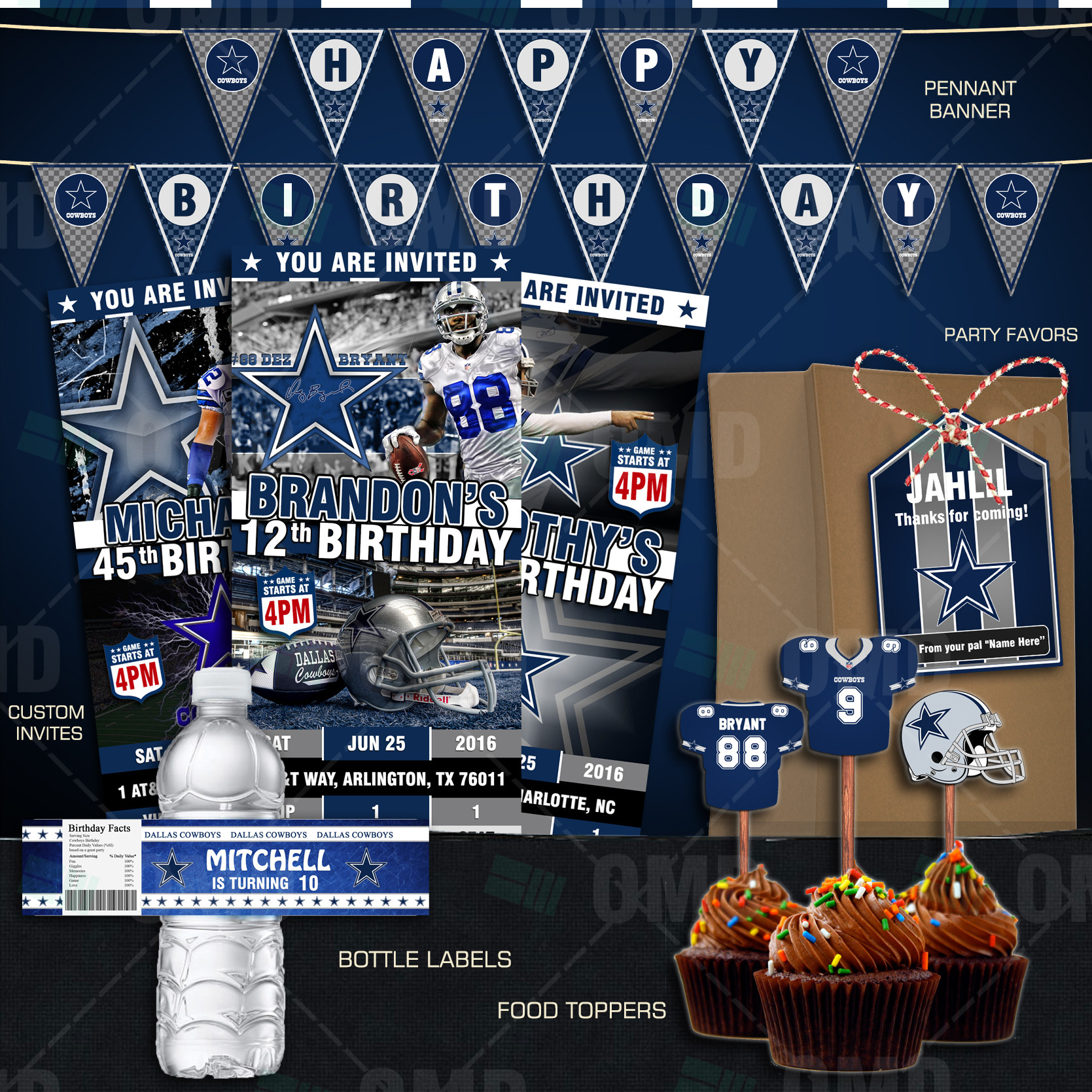 Best ideas about Dallas Cowboys Birthday Decorations
. Save or Pin Party Ideas – Sports Invites Now.