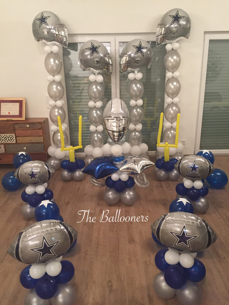 Best ideas about Dallas Cowboys Birthday Decorations
. Save or Pin Balloons Dallas Cowboys Theme Now.