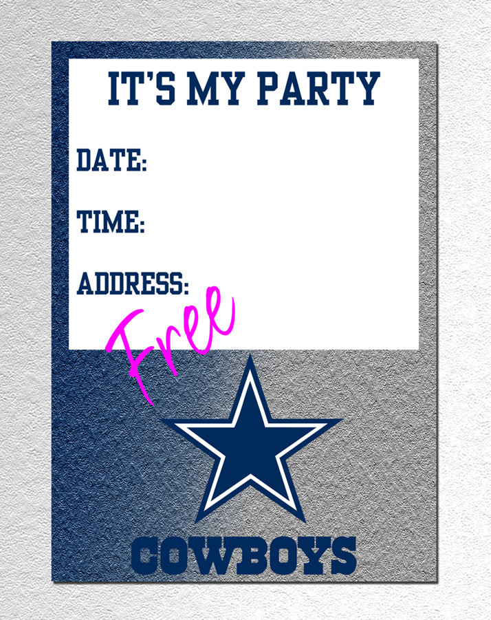 Best ideas about Dallas Cowboys Birthday Invitations
. Save or Pin Dallas Cowboy Invitation FREE PDF Download Now.