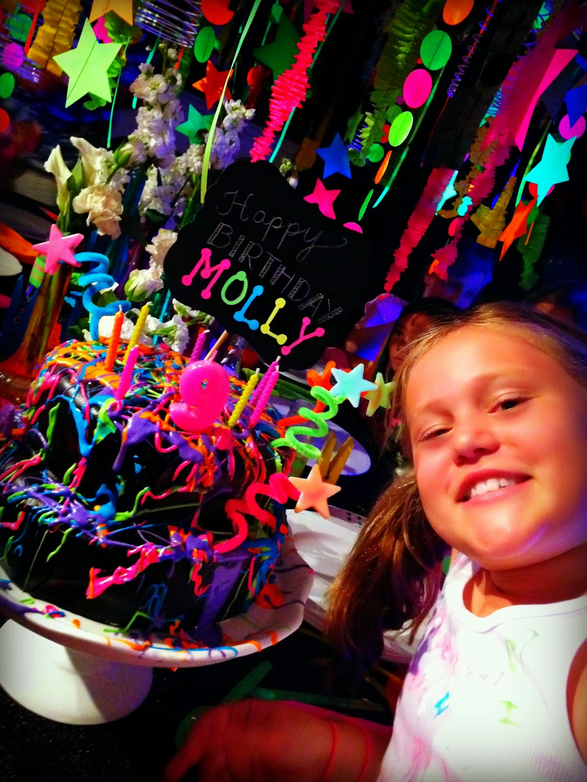Best ideas about Dance Birthday Party
. Save or Pin Bringing Up Burns Molly s NINTH Neon Glow in the Dark Now.