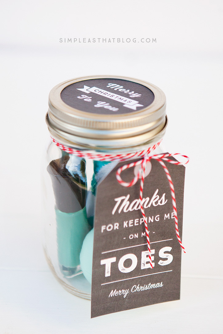 Best ideas about Dance Teacher Gift Ideas
. Save or Pin Simple Mason Jar Gifts with Printable Tags Now.