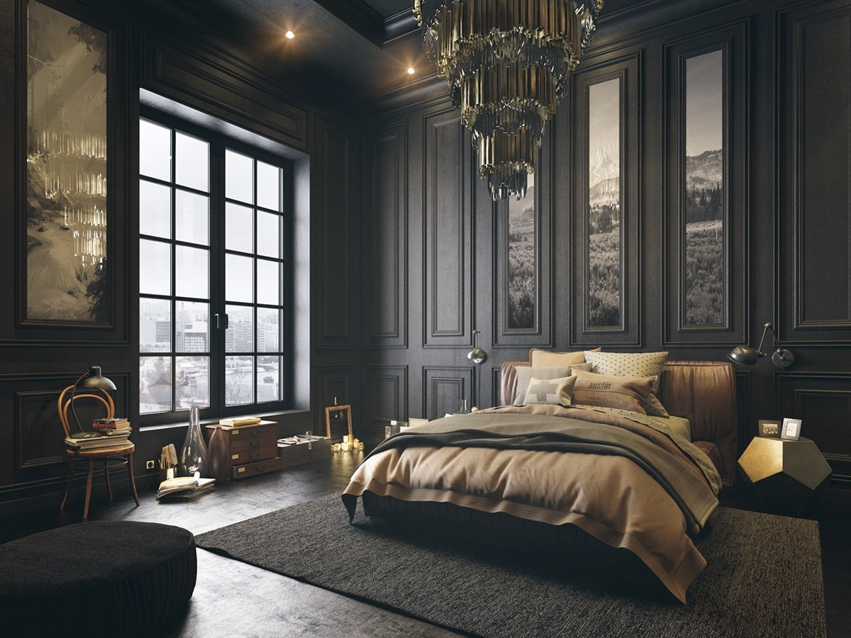 Best ideas about Dark Bedroom Ideas
. Save or Pin 6 Dark Bedrooms Designs To Inspire Sweet Dreams Now.