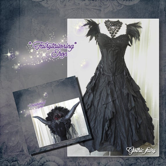 Best ideas about Dark Fairy Costume DIY
. Save or Pin Items similar to GOTHIC FAIRY costume with headdress size Now.