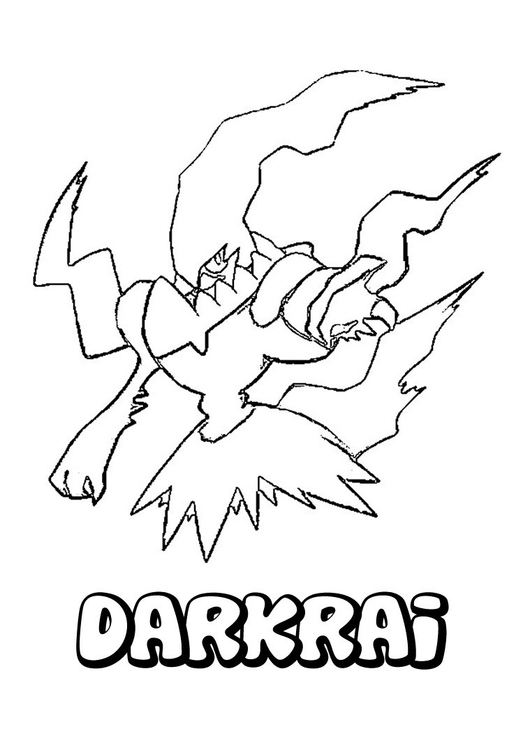 Best ideas about Dark Pokemon Coloring Pages For Boys
. Save or Pin Darkrai coloring pages Hellokids Now.