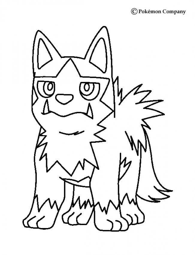 Best ideas about Dark Pokemon Coloring Pages For Boys
. Save or Pin Poochyena coloring pages Hellokids Now.