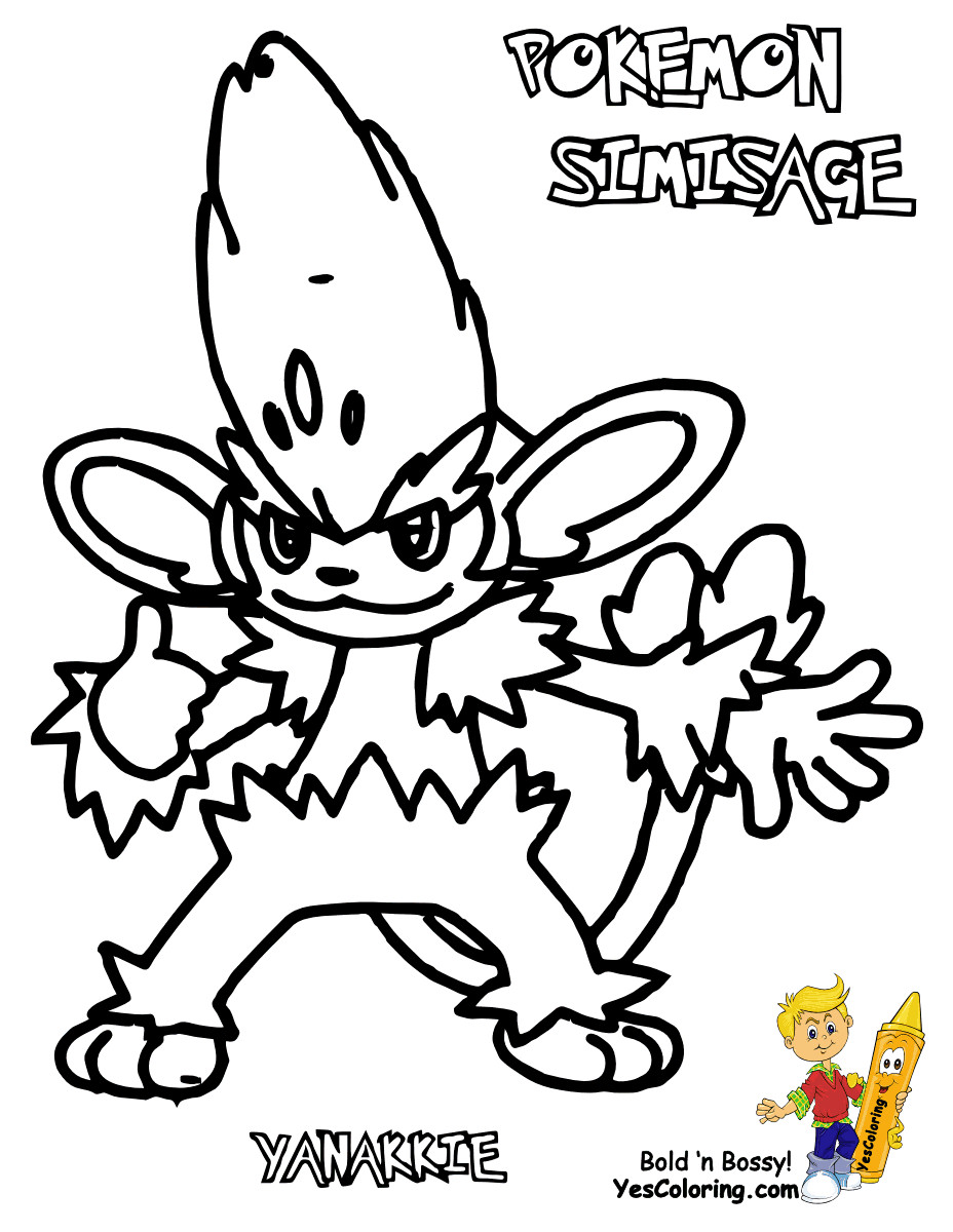 Best ideas about Dark Pokemon Coloring Pages For Boys
. Save or Pin Sharp Pokemon Black White Coloring Now.