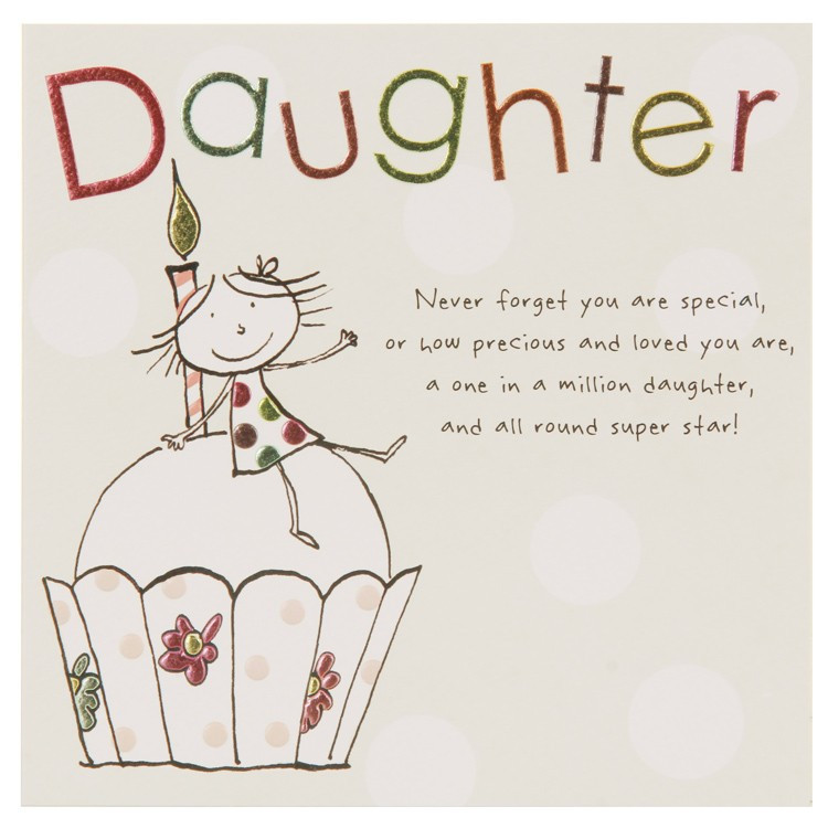 Best ideas about Daughter Birthday Card
. Save or Pin Paperlink Tinklers DAUGHTER Birthday Card Now.