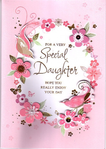Best ideas about Daughter Birthday Card
. Save or Pin For a Very Special Daughter Birthday Embossed Personalised Now.