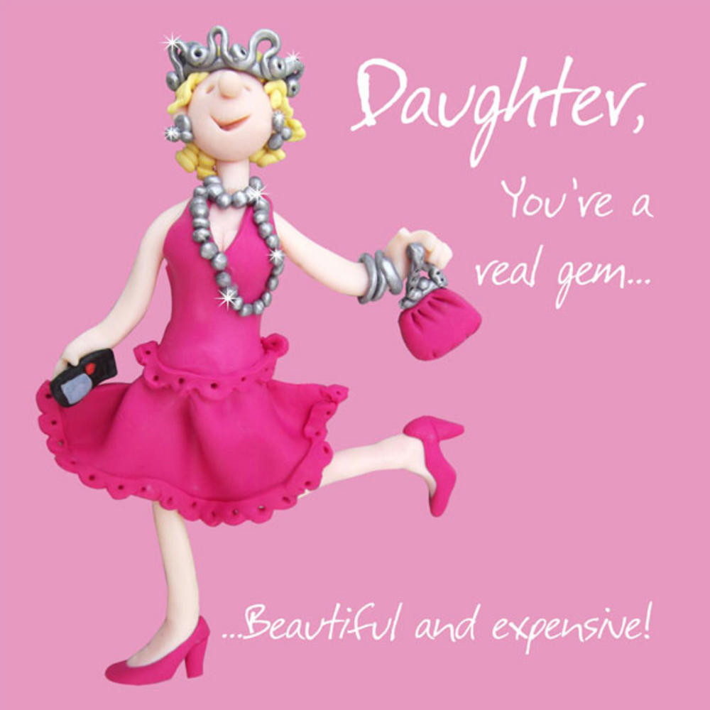 Best ideas about Daughter Birthday Card
. Save or Pin Daughter A Real Gem Birthday Greeting Card Now.