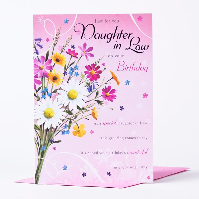 Best Daughter In Law Birthday Wishes from Birthday Card Just For You Daught...