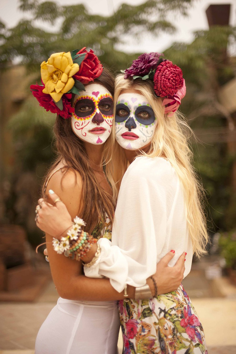 Best ideas about Day Of The Dead DIY Costume
. Save or Pin Seven best sugar skull face paints Halloween Now.