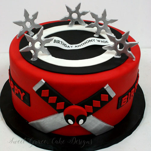 Best ideas about Deadpool Birthday Cake
. Save or Pin Birthday Cakes NJ Deadpool Custom Cakes web Now.