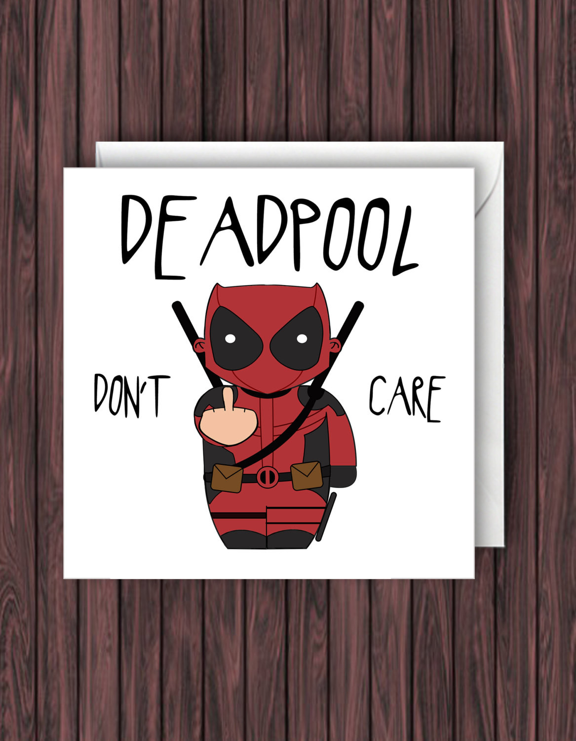 Best ideas about Deadpool Birthday Card
. Save or Pin Deadpool Funny Birthday Card Greetings Card Geek Blank Now.