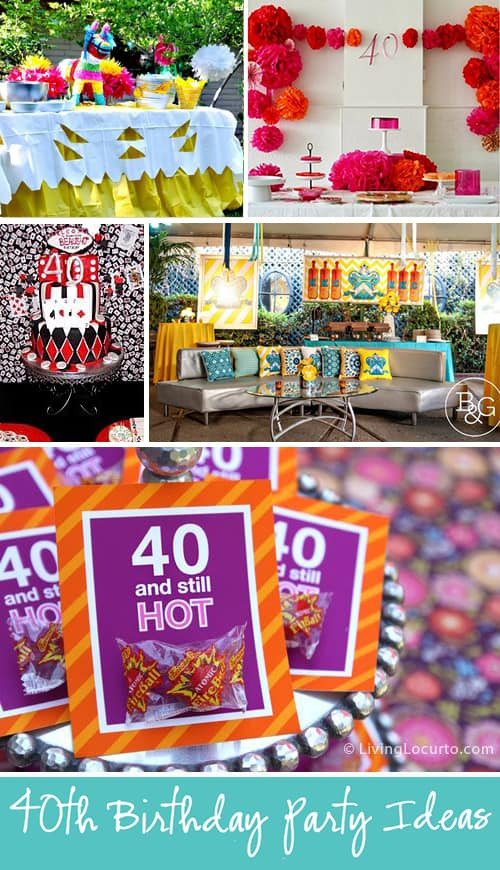 Best ideas about Decorations For 40th Birthday Party Ideas
. Save or Pin 10 Amazing 40th Birthday Party Ideas for Men and Women Now.