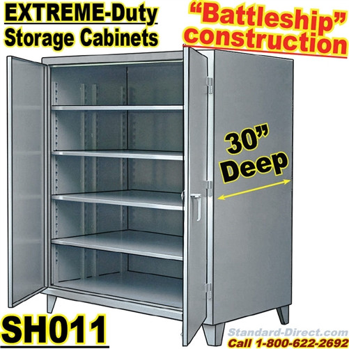 Best ideas about Deep Storage Cabinet
. Save or Pin Extreme Duty Steel 30 inch deep Storage Cabinets SH011 Now.