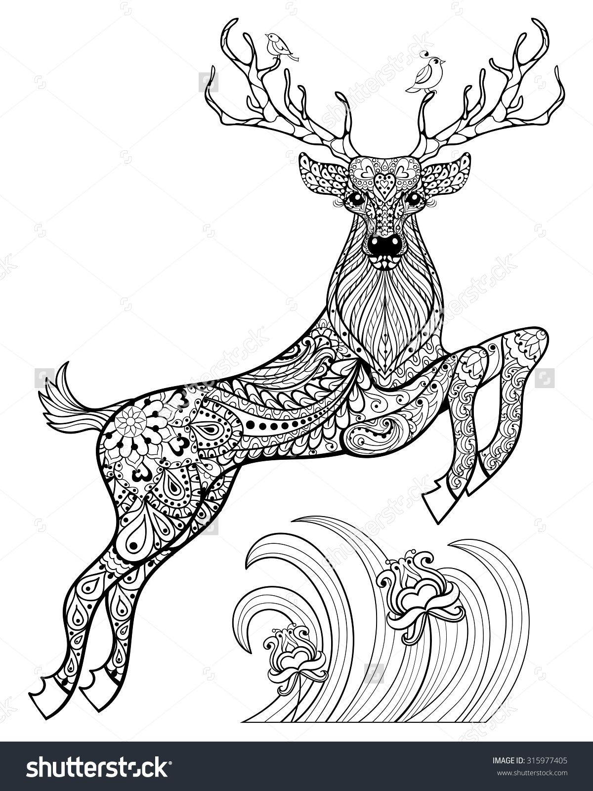 Best ideas about Deer Coloring Pages For Adults
. Save or Pin Deer Coloring Pages for Adults Now.
