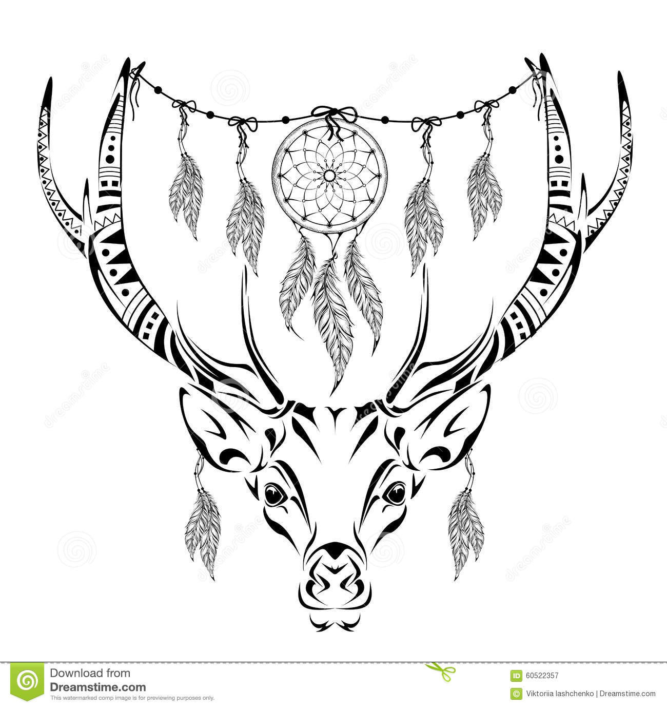 Best ideas about Deer Coloring Pages For Adults
. Save or Pin Hand Drawn Magic Horned Deer For Adult Anti Stress Now.