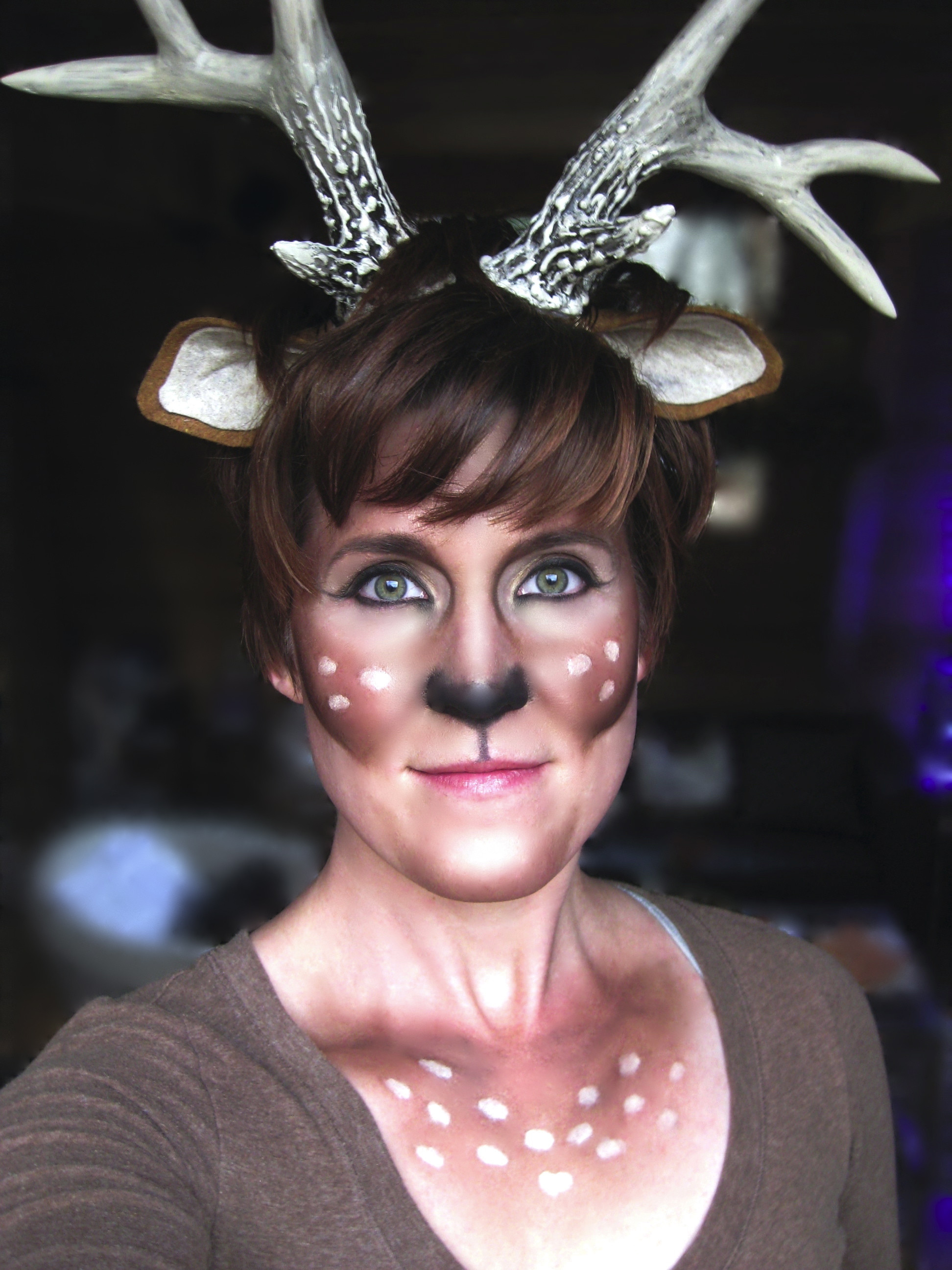 Best ideas about Deer Costume DIY
. Save or Pin DIY Deer Costume Plus How to Make Faux Antlers Now.