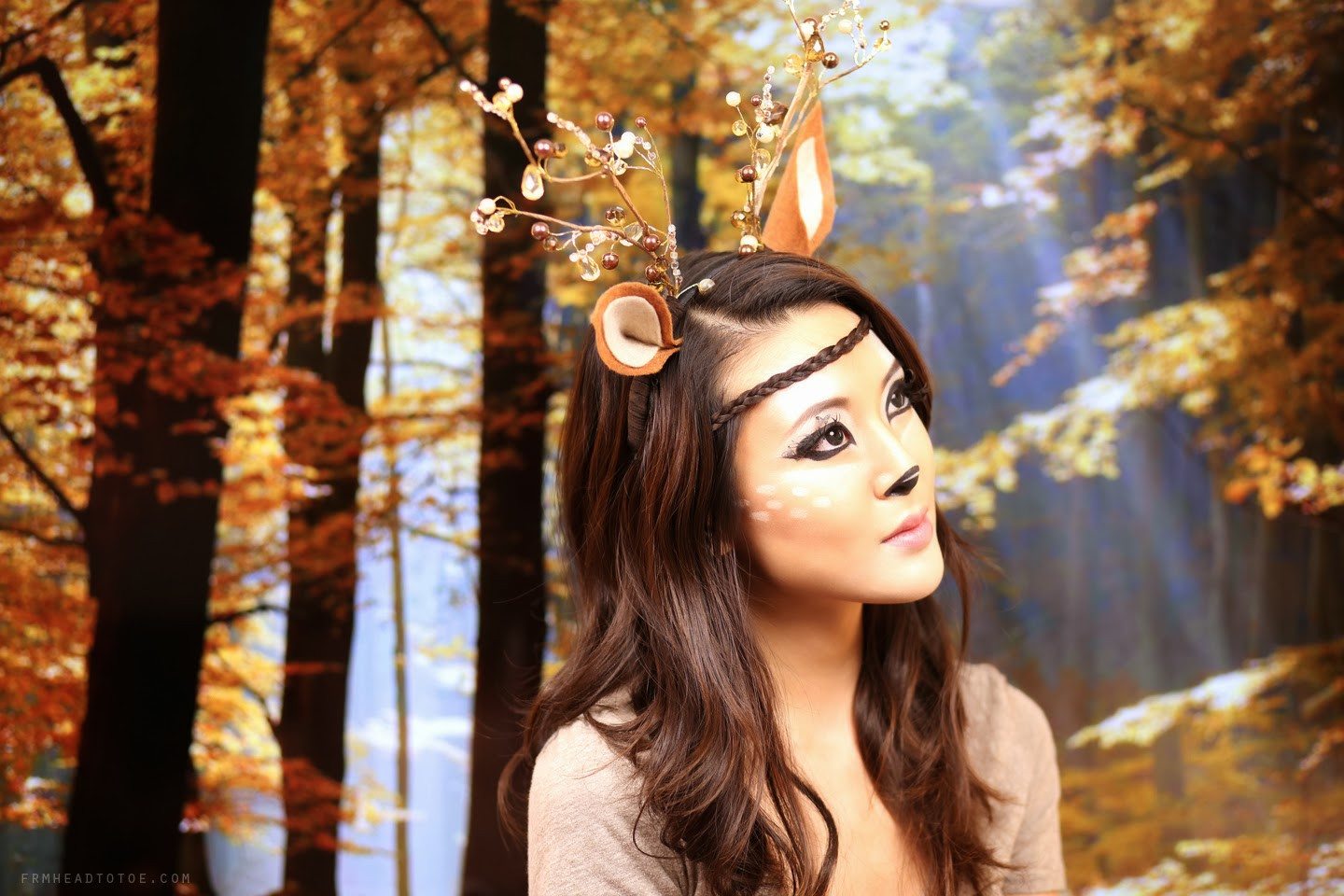 Best ideas about Deer Halloween Costume DIY
. Save or Pin Deer Makeup Tutorial Now.