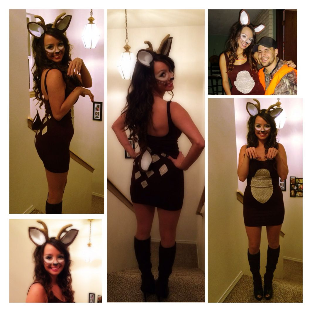 Best ideas about Deer Halloween Costume DIY
. Save or Pin Homemade deer Halloween costume I had a lot of fun making Now.