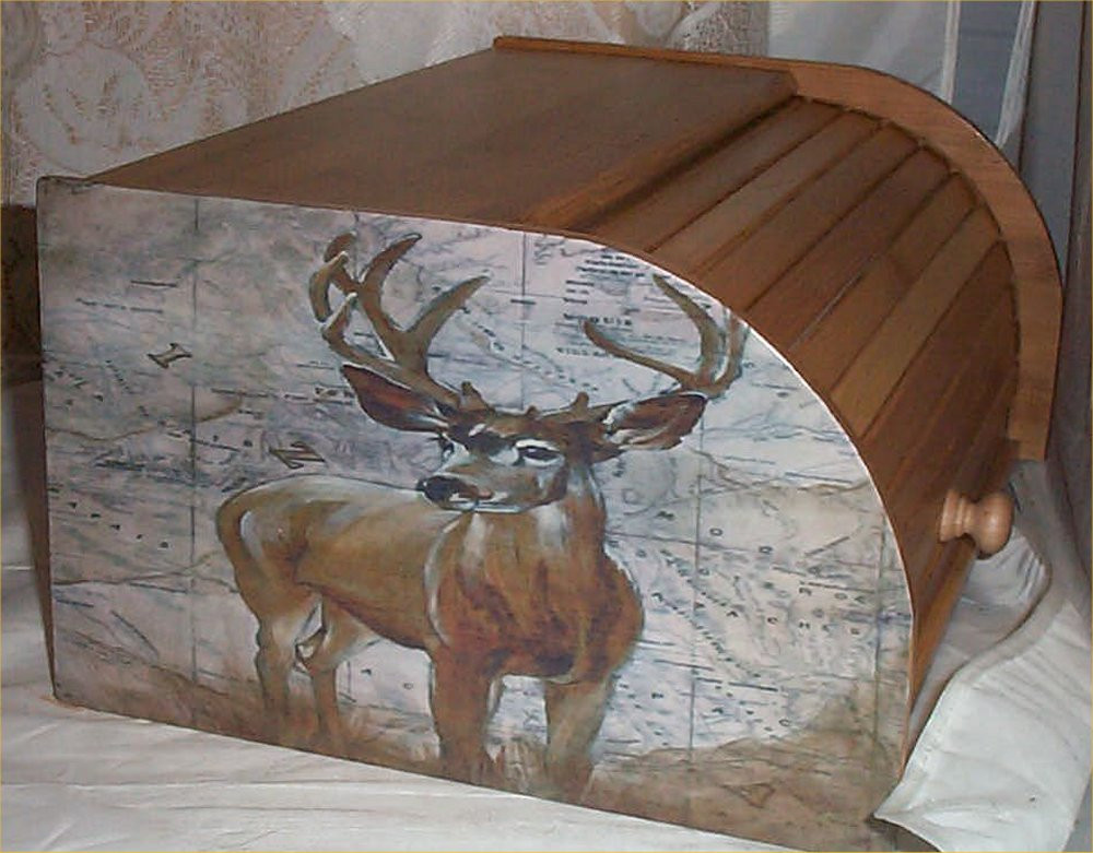 Best ideas about Deer Kitchen Decor
. Save or Pin Deer Moose Bread Box Bamboo Wood Cabin Lodge Kitchen Now.