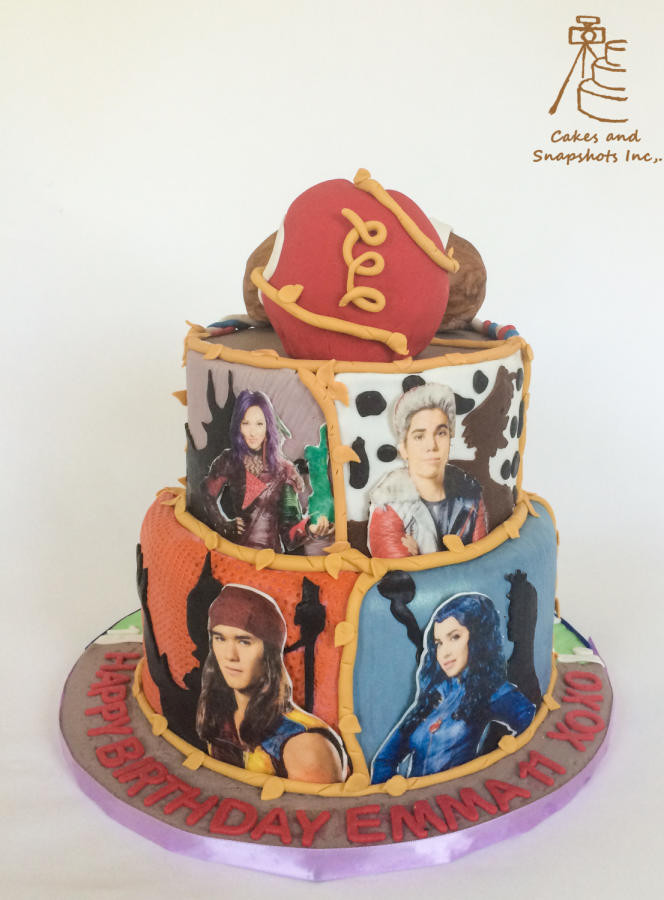 Best ideas about Descendants 2 Birthday Cake
. Save or Pin Giants with Descendants cake by casscny CakesDecor Now.